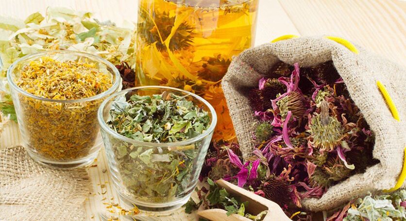 Herbs with psoriasis